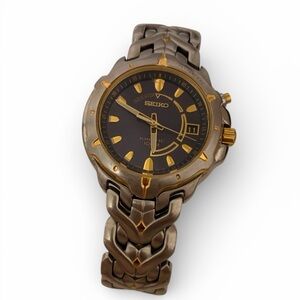 Seiko 30E4-BI Kinetic
100m Watch